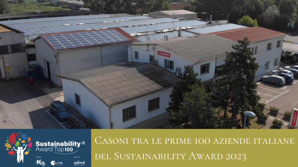 Casoni tra le prime 100 aziende italiane del Sustainability Award 2023